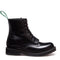 SOLOVAIR - BLACK HI-SHINE 8 EYE DERBY BOOT