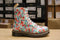 Dr Martens - White Poppy Pascal Boot (8 Eyelet) - BRITISH BOOT COMPANY LTD