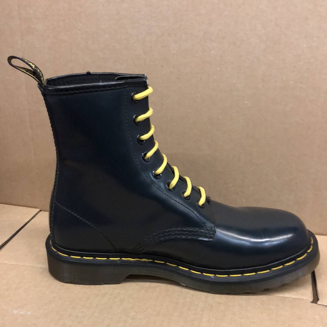 DR MARTENS NAVY LEATHER BOOT 1460 8 EYELET