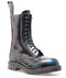 GLADIATOR - HERCULES (NAVY RUB OFF LEATHER) (11 EYELET) - The British Boot Company LTD