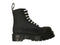 GRINDERS - BARON X GREASY BLACK LEATHER BOOT WITH DOUBLE SOLE UNIT (8 EYELET) - The British Boot Company LTD