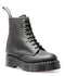 GRINDERS - ROXY X BLACK GREASY LEATHER DERBY BOOT WITH DOUBLE SOLE UNIT (8 EYELET) - The British Boot Company LTD