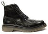LOAKE - BLACK SMOOTH LEATHER BROGUE BOOT (860) - The British Boot Company LTD