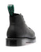 SOLOVAIR - BLACK GREASY LEATHER MONKEY BOOT - BLACK SOLE (7 EYELET) - The British Boot Company LTD