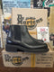 Dr Martens Ladies Made In England Black Soft Leather Chelsea Boot with Zip SIZE 6