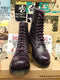 Dr Martens Purple Vintage 10 Hole Stitched Toe Boot