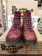 Dr Martens Made in England 1460 Red Snake Print Size 7  UK