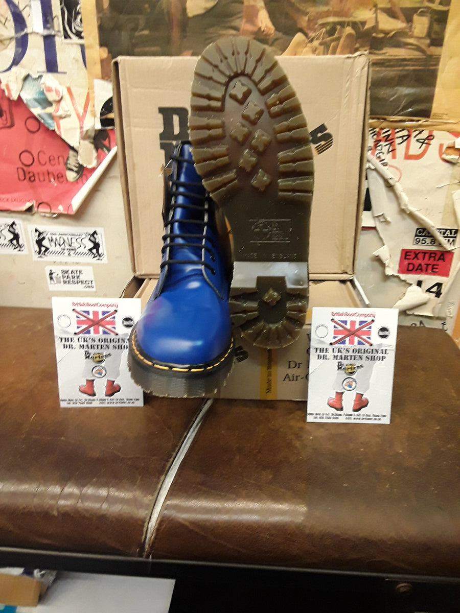 Dr Martens 1460z Electric Blue Made in England Hole Various Sizes