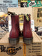 Dr Martens Made in England Cherry Haircell 7 Hole Steel Toe Boots Size 7