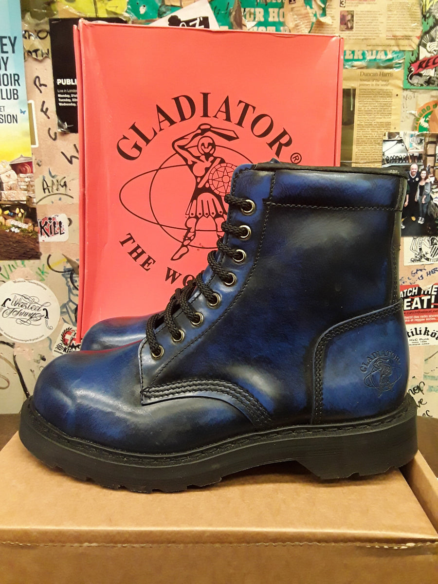 Gladiator Made in England Romulus Blue Rub Off Size 7