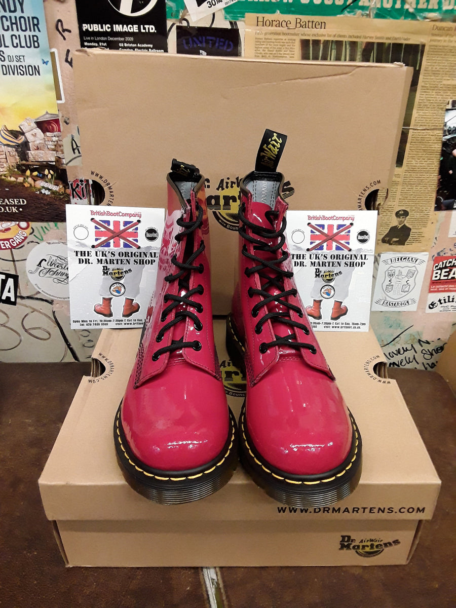 Dr Martens 1460 Size UK3 Boots Red Patent