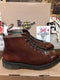 Dr Martens Les Monkey Boots, Size UK12, Made in England, Brown Polished Leather, 7 hole Boots