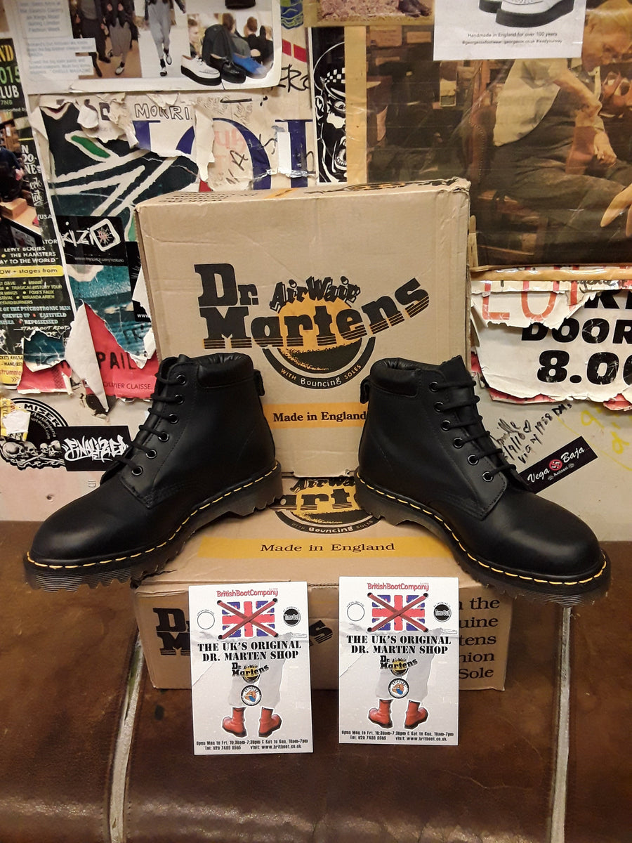 Dr Martens 939 Black Waxy Made in England Hole Various Sizes