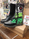 Dr Martens 1914 Black Manga Print Made in England Size 10
