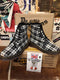 Dr Martens Black and White Plaid Made in England Size 4