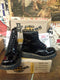 Dr Martens 9218 Black Patent 8 Hole Made in England Size 6.5