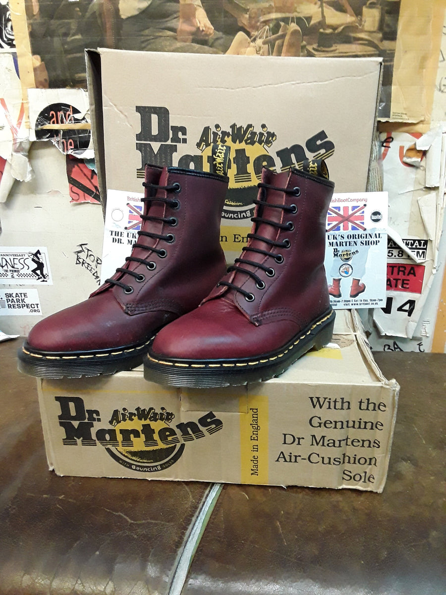 HOT Martens Boots Docmart Maroon Burgundy Dr Marten Boots Dr