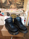 Dr Martens Black Waxy, Size UK5, Vintage 90's, Made in England, Womens Leather Shoes / 11102022 8595