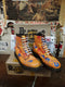 Dr Martens 1460 Hand Print, Size UK8, Orange Vintage 90's, Made in England