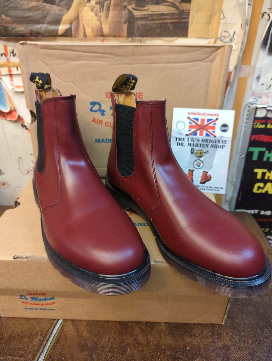 Dr Martens 2976 Cherry Made in England Chelsea Boot Size and 10
