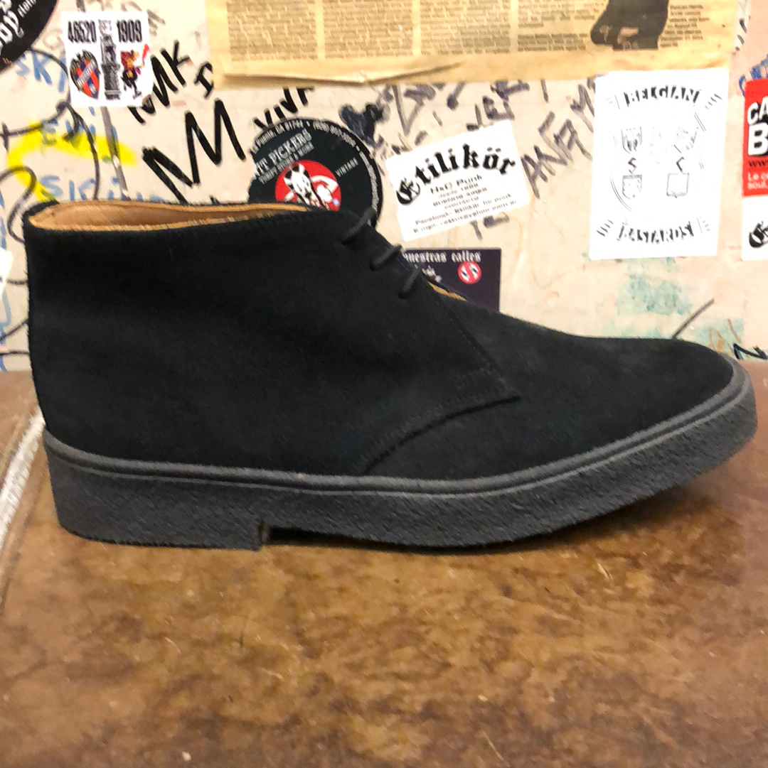 GEORGE COX POP BOY BLACK SUEDE CHUKKA BOOT 13341