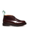 SOLOVAIR - CHUKKA BURGUNDY RUB-OFF HI-SHINE  ORIGINAL SOLE SMOKE(3 EYELET)