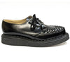 ROBOT - BLACK LEATHER CREEPER (THIN SOLE) (3588) - The British Boot Company LTD