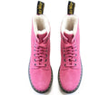 DR MARTENS - SERENA PINK SUEDE BOOT (8 EYELET) - The British Boot Company LTD