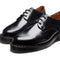 SOLOVAIR - BLACK SMOOTH LEATHER SHOE (L3995) (3 EYELET) - BRITISH BOOT COMPANY LTD