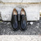 SOLOVAIR - BLACK SMOOTH LEATHER SHOE (L3995) (3 EYELET) - BRITISH BOOT COMPANY LTD