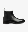 LOAKE - "COPPERGATE" CARBON BLACK LEATHER PREMIUM CHELSEA BOOT