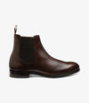 LOAKE - "COPPERGATE" SCORCHED WALNUT LEATHER PREMIUM CHELSEA BOOT