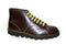 GRAFTERS - WINE LEATHER MONKEY BOOT - The British Boot Company LTD