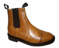 NPS - TAN LEATHER DEALER BOOT WITH TOE CAP - The British Boot Company LTD