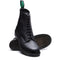 SOLOVAIR - BLACK GREASY 8 EYE DERBY BOOT