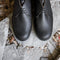 SOLOVAIR - BLACK GREASY CHUKKA BOOT