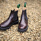 SOLOVAIR - BURGUNDY RUB-OFF PUNCHED DEALER BOOT