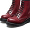 SOLOVAIR - CHERRY RED 8 EYE DERBY BOOT