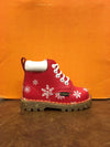 DR MARTENS - RED &amp; WHITE SNOWFLAKE 6006 - The British Boot Company LTD