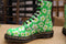 DR MARTENS - LIME & YELLOW PANSY FAYRE (1460)