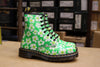 DR MARTENS - LIME & YELLOW PANSY FAYRE (1460)