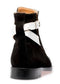 GEORGE COX - BLACK SUEDE STRAP JODHPUR - The British Boot Company LTD