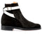 GEORGE COX - BLACK SUEDE STRAP JODHPUR - The British Boot Company LTD