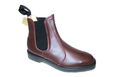 GEORGE COX DODFORD BURGUNDY SMOOTH LEATHER