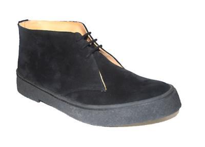 GEORGE COX - POP BOY BLACK SUEDE CHUKKA BOOT (13341)