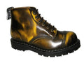 GRINDERS - &quot;ALFRED&quot; YELLOW RUB OFF LEATHER BOOT (6 EYELET) - The British Boot Company LTD