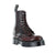 GRINDERS - ALICE X BURGUNDY RUB OFF LEATHER BOOT WITH DOUBLE SOLE UNIT (10 EYELET) - The British Boot Company LTD