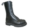 GRINDERS - ATTITUDE HI BLACK (14 EYELET) - The British Boot Company LTD