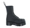 GRINDERS - BULLDOG X BLACK GREASY LEATHER BOOT WITH DOUBLE SOLE UNIT (10 EYELET) - The British Boot Company LTD
