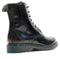 GRINDERS - &quot;CEDRIC&quot; BURGUNDY RUB OFF LEATHER BOOT (8 EYELET) - The British Boot Company LTD